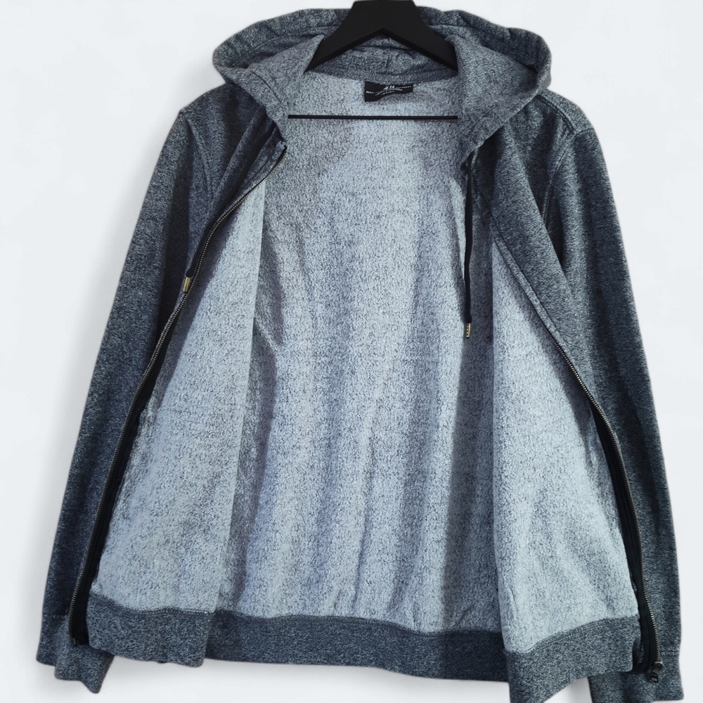 H&M Men's Full Zip Sweatshirt Hoodie Size Small - Picture 4 of 7